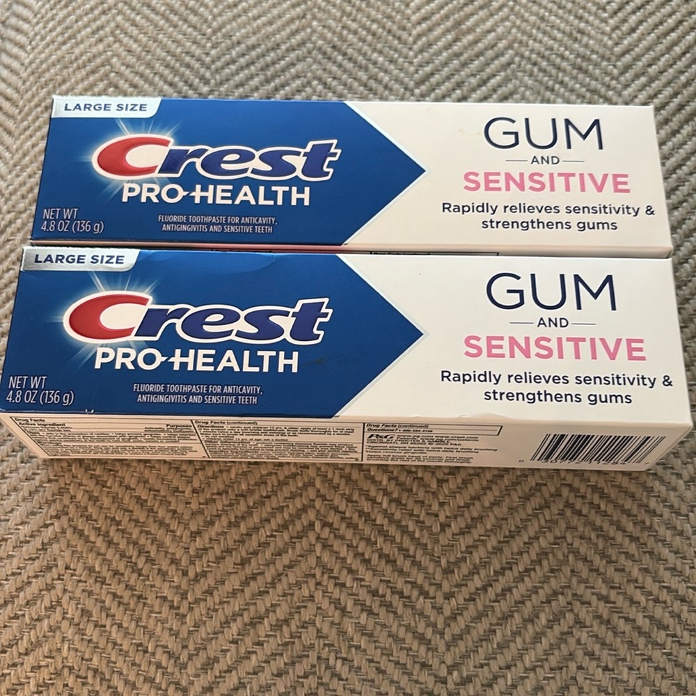 Crest Gum and Sensitive Toothpaste Bundle - 4.8 Oz - Picture 2 of 4